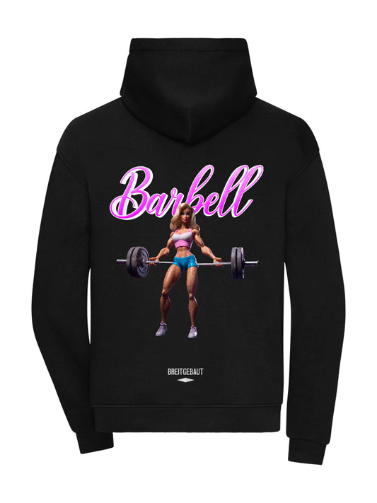 BARBELL HOODIE 360GSM OVERSIZE BLACK (BACKPRINT)