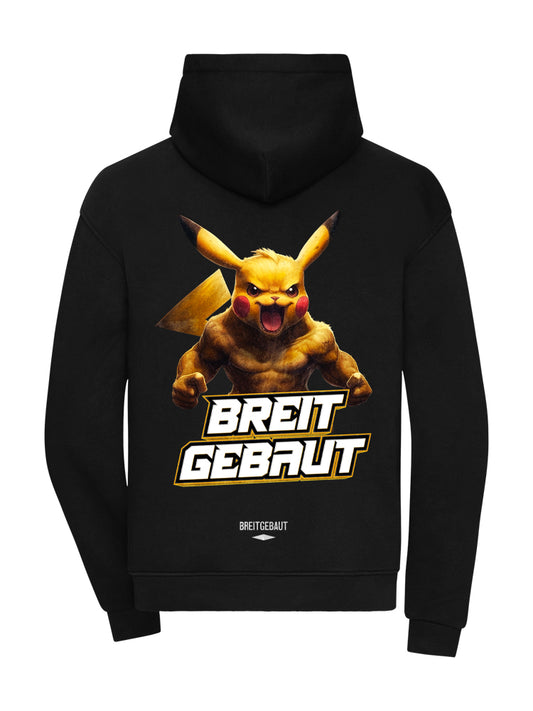 BREITGEBAUT  HOODIE 360GSM OVERSIZE BLACK (BACKPRINT)