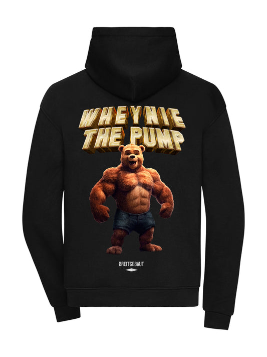 WHEYNIE THE PUMP HOODIE 360GSM OVERSIZE BLACK (BACKPRINT)