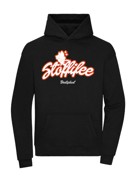 STOFFIFEE HOODIE 360GSM OVERSIZE BLACK (FRONTPRINT)